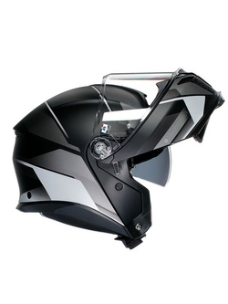 Kask szczękowy AGV Tourmodular Perception czarno-srebrny matowy