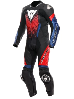 Kombinezon motocyklowy jednoczęściowy Dainese Laguna Seca 6 czarno-niebiesko-czerwony