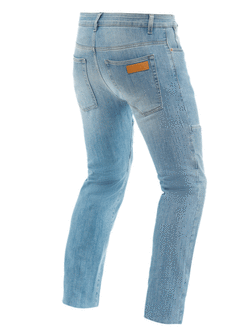 Jeansy motocyklowe Dainese Denim Stone Slim Tex niebieskie