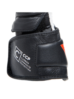 Rękawice motocyklowe damskie Dainese Carbon 4 długie czarno-biało-czerwone