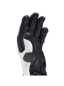 Rękawice motocyklowe damskie Dainese Carbon 4 długie czarno-biało-czerwone