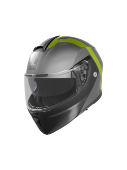 Kask szczękowy AGV Streetmodular Resia szaro-czarno-żółty matowy
