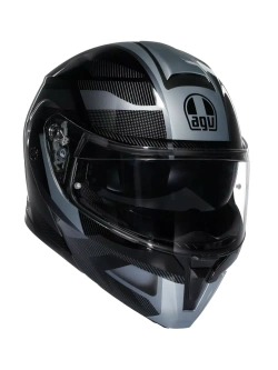 Kask szczękowy AGV Streetmodular Ledro czarno-szary matowy