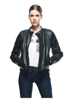 Kurtka motocyklowa skórzana damska Dainese Electra czarna
