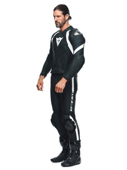 Kombinezon motocyklowy dwuczęściowy Dainese AVRO 4 czarno-biały [rozmiary niestandardowe]