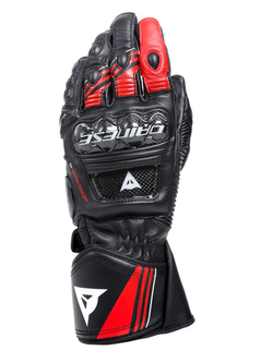 Rękawice motocyklowe sportowe Dainese Druid 4 czarno-czerwono-białe