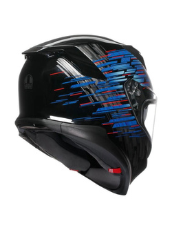 Kask integralny AGV K7 Genisys czarno-niebiesko-szary matowy