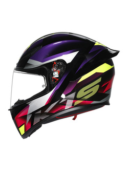 Kask integralny AGV K1 S E2206 Fastlap czarno-fioletowo-różowy