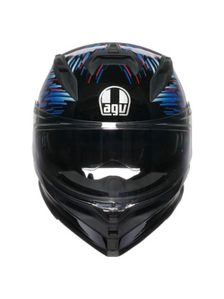Kask integralny AGV K7 Genisys czarno-niebiesko-szary matowy