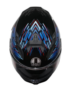 Kask integralny AGV K7 Genisys czarno-niebiesko-szary matowy