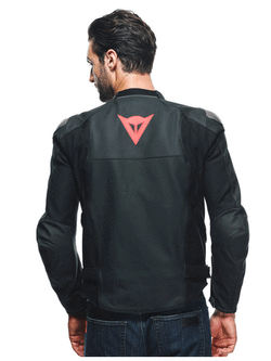 Kurtka motocyklowa skórzana Dainese Sportiva czarna