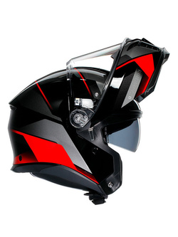 Kask szczękowy AGV Tourmodular Perception czarno-czerwony