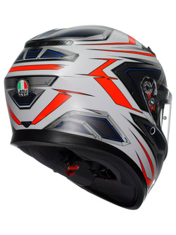 Kask integralny AGV K3 Space biało-czerwony