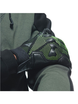 Rękawice motocyklowe Dainese Unruly Ergo-Tek czarno-zielone