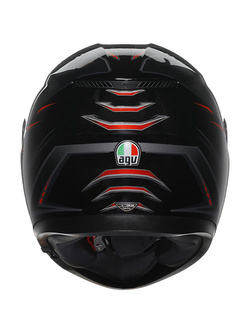 Kask integralny AGV K3 Syth czarno-czerwony