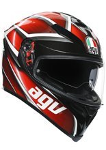 Kask integralny AGV K-5 S Tempest czarno-czerwony