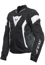 Kurtka motocyklowa tekstylna Dainese Avro 5 Tex czarno-biała