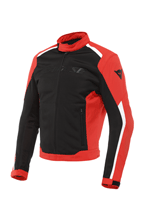 Kurtka motocyklowa tekstylna Dainese Hydraflux 2 Air D-Dry czarno-czerwona, Wyprzedaż