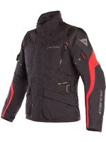 Motocyklowa kurtka tekstylna Dainese Tempest 2 D-Dry® czarno-czerwona