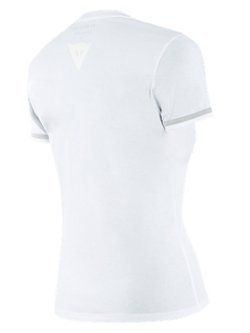 Damska koszulka Dainese Paddock Lady T-Shirt biało-szara