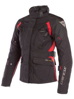 Damska motocyklowa kurtka tekstylna Dainese X-Tourer D-Dry® Lady czarno-czerwona