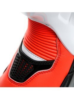 Damskie buty motocyklowe Dainese Torque 3 Out Lady czarno-biało-fluo czerwone