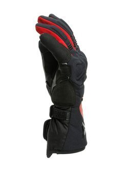 Damskie rękawice motocyklowe Dainese Nebula Gore-Tex® Lady czarno-czerwone