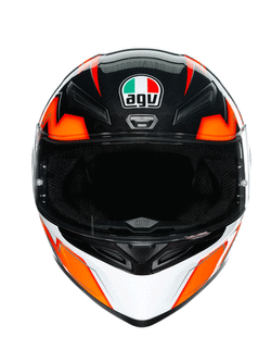 Kask integralny AGV K-1 Kripton czarno-pomarańczowy