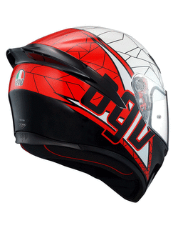 Kask integralny AGV K-1 Shift czarno-biało-czerwony