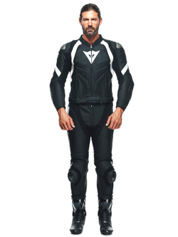 Kombinezon motocyklowy dwuczęściowy Dainese AVRO 4 czarno-biały