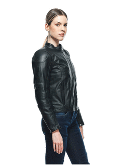 Kurtka motocyklowa skórzana damska Dainese Electra czarna