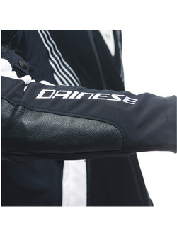 Kurtka motocyklowa tekstylna Dainese Super Rider 2 Absoluteshell czarno-biała