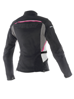 Kurtka motocyklowa tekstylna damska Dainese Arya Tex Lady czarno-szara Kurtka motocyklowa tekstylna damska Dainese Arya Tex Lady czarno-szara