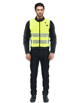Motocyklowa kamizelka Dainese Smart Jacket z poduszką powietrzną D-air® żółta-fluo