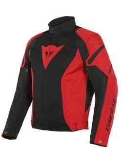 Motocyklowa kurtka tekstylna Dainese Air Crono 2 Tex czarno-czerwona