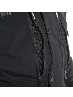 Motocyklowa kurtka tekstylna Dainese Carve Master 2 D-Air® Gore-Tex® [z poduszką powietrzną] czarno-szara