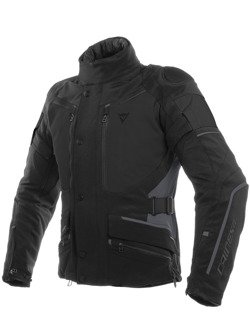 Motocyklowa kurtka tekstylna Dainese Carve Master 2 Gore-Tex® czarno-szara