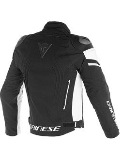 Motocyklowa kurtka tekstylna Dainese Racing 3 D-Dry® czarno-biała