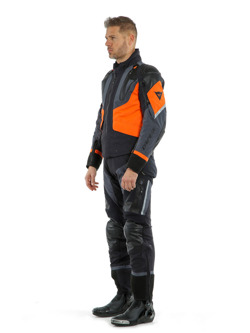 Motocyklowa kurtka tekstylna Dainese Sport Master Gore-Tex® czarno-pomarańczowa
