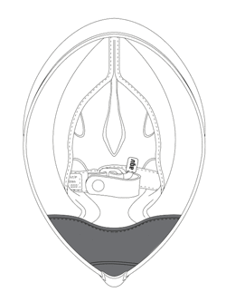 Podbródek AGV do kasku Corsa R