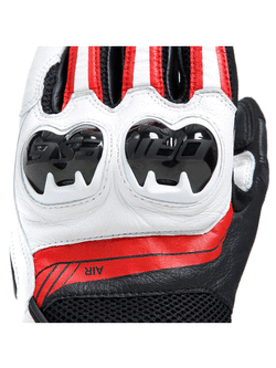 Rękawice Motocyklowe Dainese Mig 3 Unisex czarno-biało-czerwone