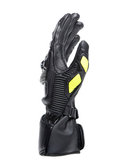 Rękawice motocyklowe Dainese Druid 4 czarno-szaro-fluo żółte