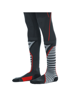 Skarpety motocyklowe długie Dainese Thermo Long czarno-czerwone