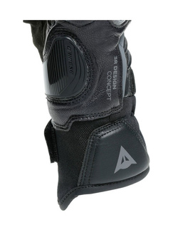 Skórzane rękawice motocyklowe Dainese Carbon 3 Short czarne