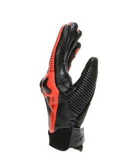 Skórzane rękawice motocyklowe Dainese X-Ride czarno-fluo czerwone