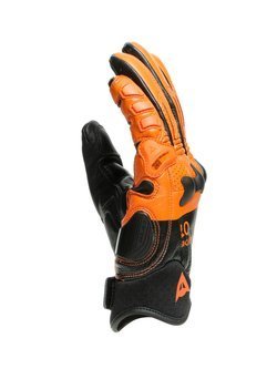 Skórzane rękawice motocyklowe Dainese X-Ride czarno-pomarańczowe
