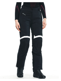Spodnie motocyklowe damskie Dainese Carve Master 3 Gore-Tex® czarno-białe