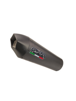 Tłumik G.P.R GP Evo4 Black Titanium [Slip-On, Titanium] - KTM Lc 8 Adventure 1090 [17-20]