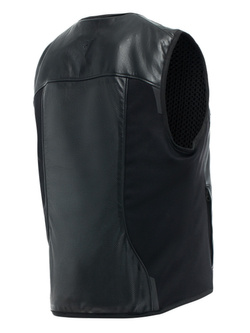 Kamizelka motocyklowa Dainese Smart Jacket Leather z poduszką powietrzną D-air® czarna