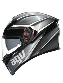 Kask integralny AGV K-5 S Tempest czarno-srebrny